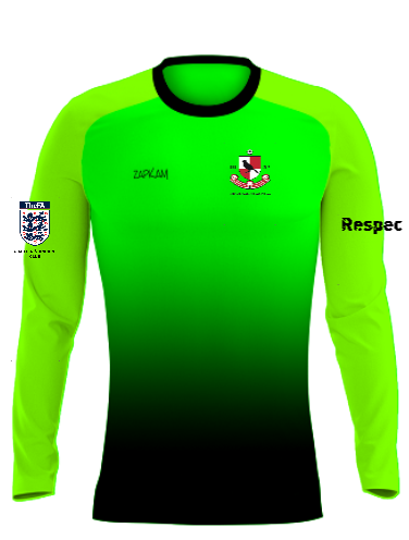 youth long sleeve padded football shirt