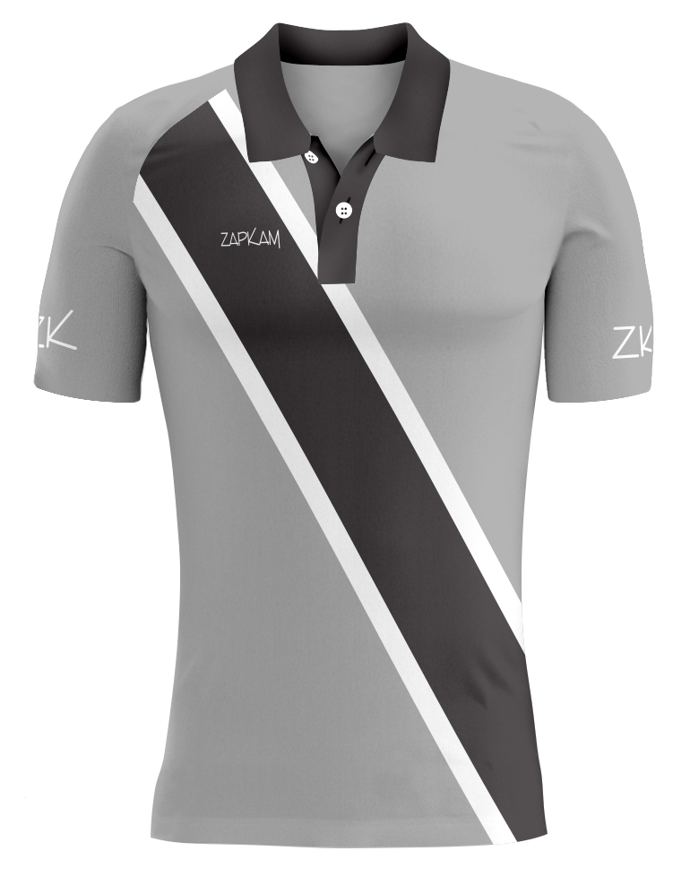 Diagonal Stripes Sublimated Polo Shirts
