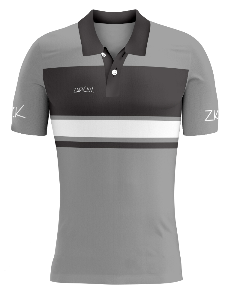 Hooped Sublimated Polo Shirts