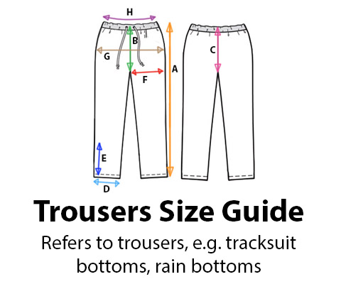 Trousers Size Guide