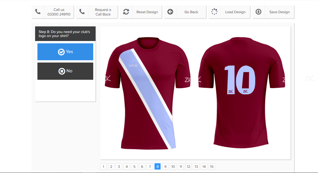 customise your own football kit