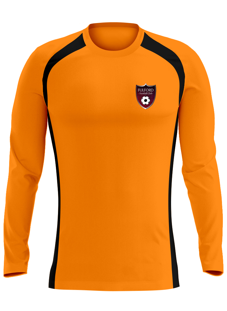Fulford FC Orange Goalkeeper Shirt | Goalkeeper Kit | Fulford FC ...