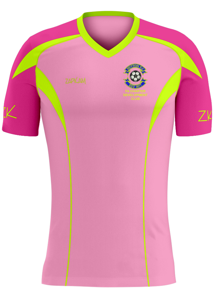 pink football kit