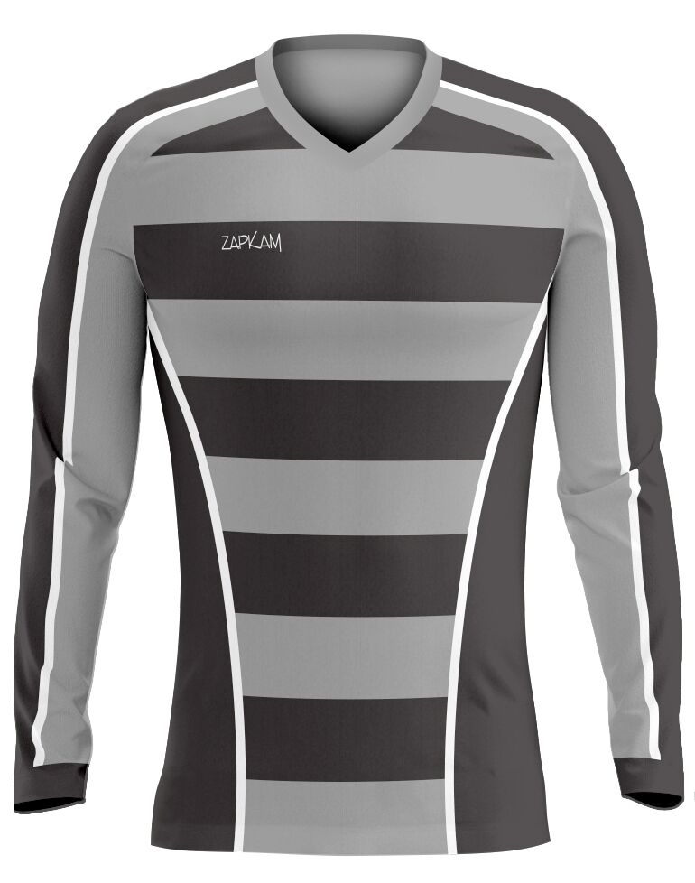 Style 184 Foam Padded Goalkeeper Shirt Hooped Sublimated Goalkeeper