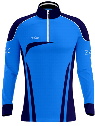 Design a 1/4 zip training top