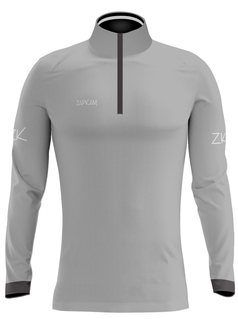 Plain Sublimated Quarter Zip Training Tops